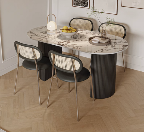 Esther Dining Table, Sintered Stone/Marble