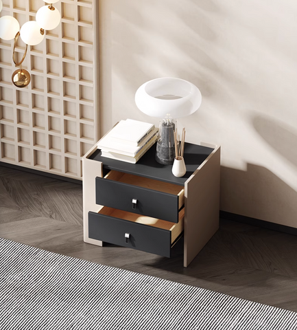 Bach Bedside Table, Wood