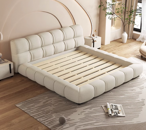 Bader King Size / Super King Size Bed, Velvet