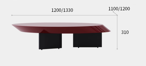 Bailey Coffee Table, Red