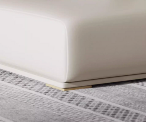 Daly Three Seater Sofa, Real Leather