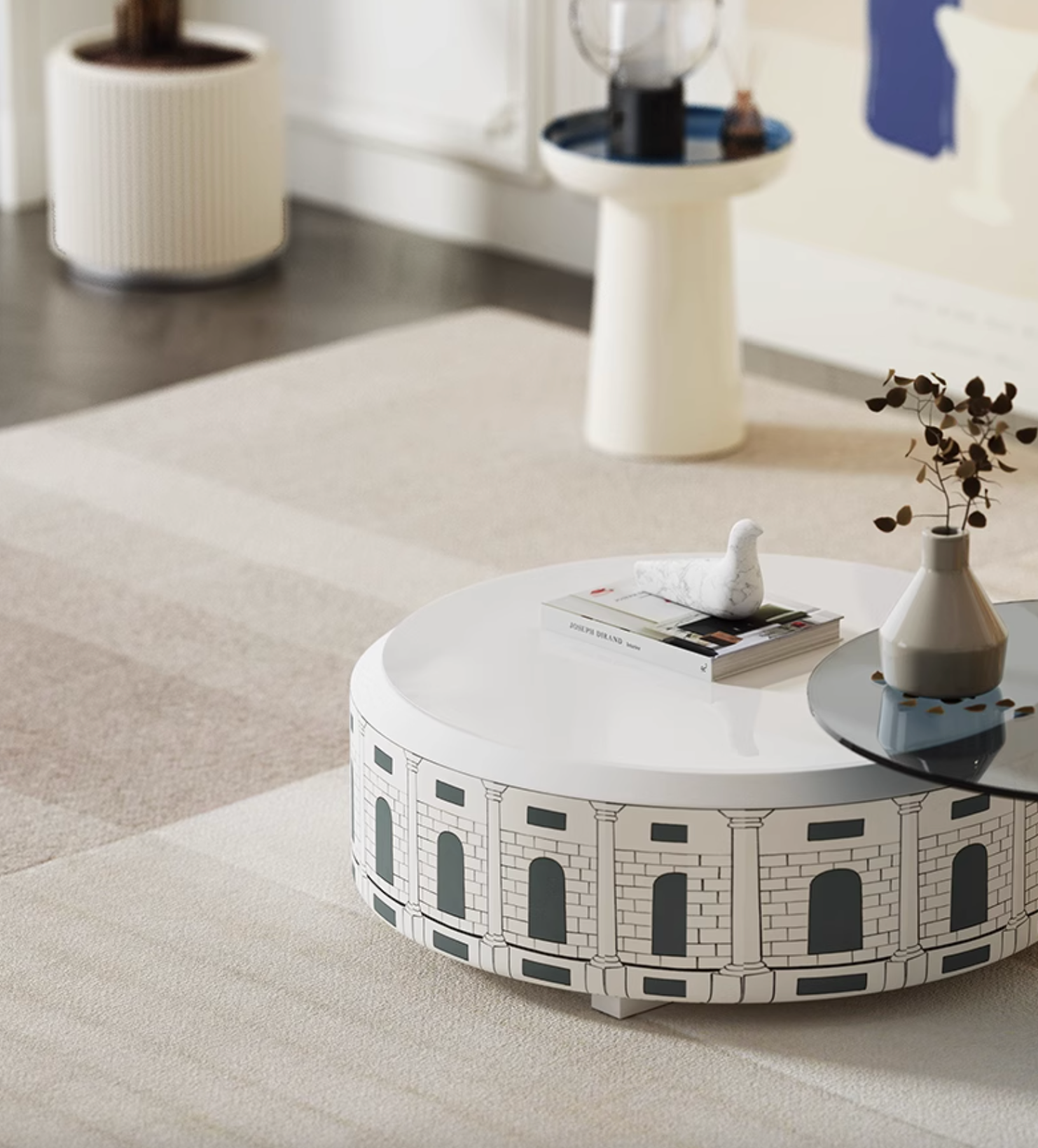Calloway Nesting Coffee Table Set, 3 Tables