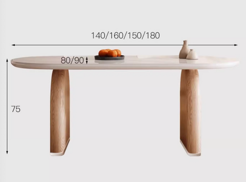 Ellison Dining Table, Sintered Stone