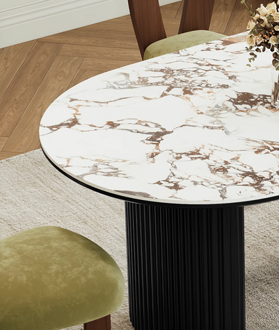 Escobar Dining Table, Sintered Stone