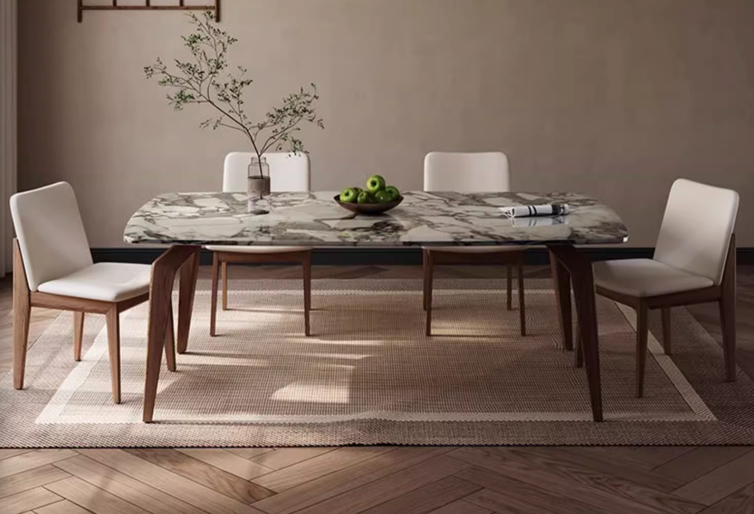 Dominic Dining Table, Marble