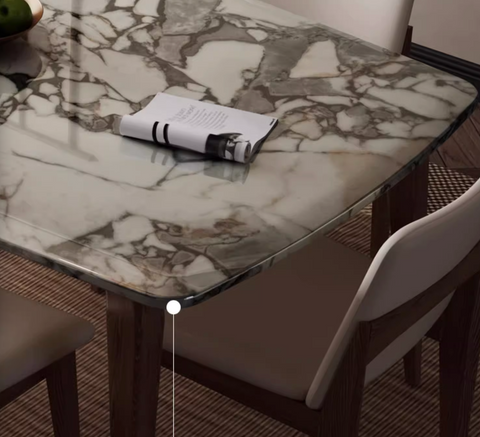 Dominic Dining Table, Marble