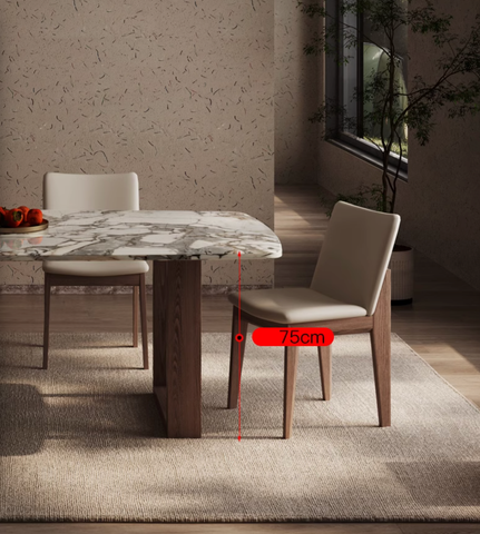 Donovan Dining Table, Marble