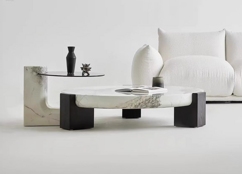 Darby Coffee Table Set, Marble