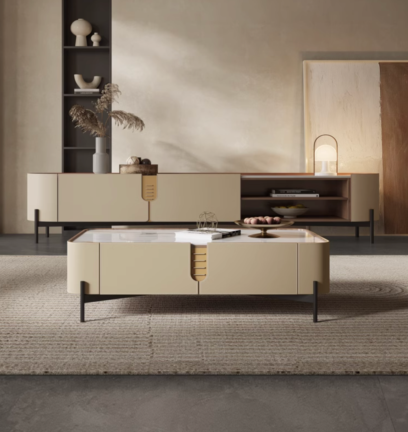Aelan TV Stand, Oak
