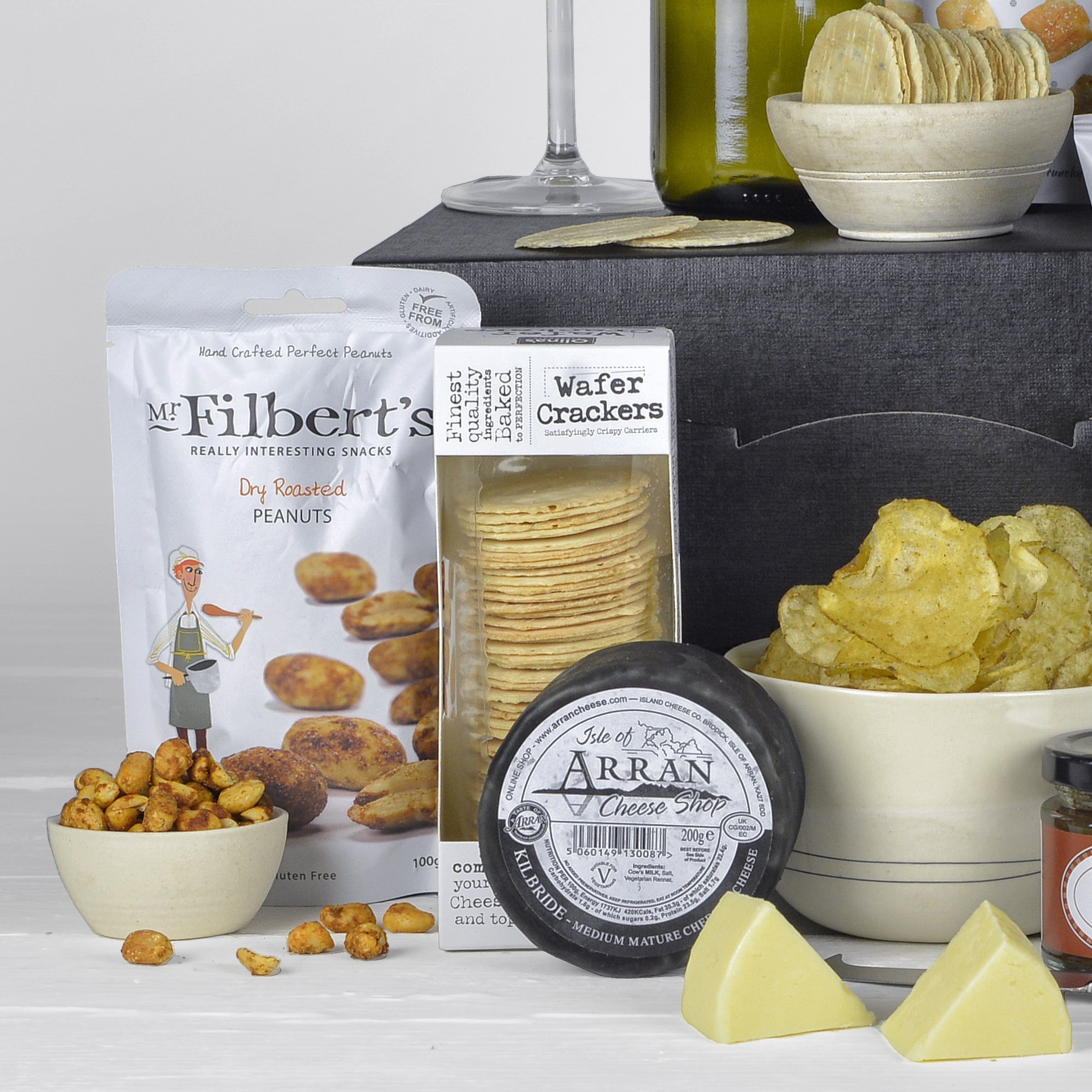 Wine and Cheese Hamper with Charity Donation