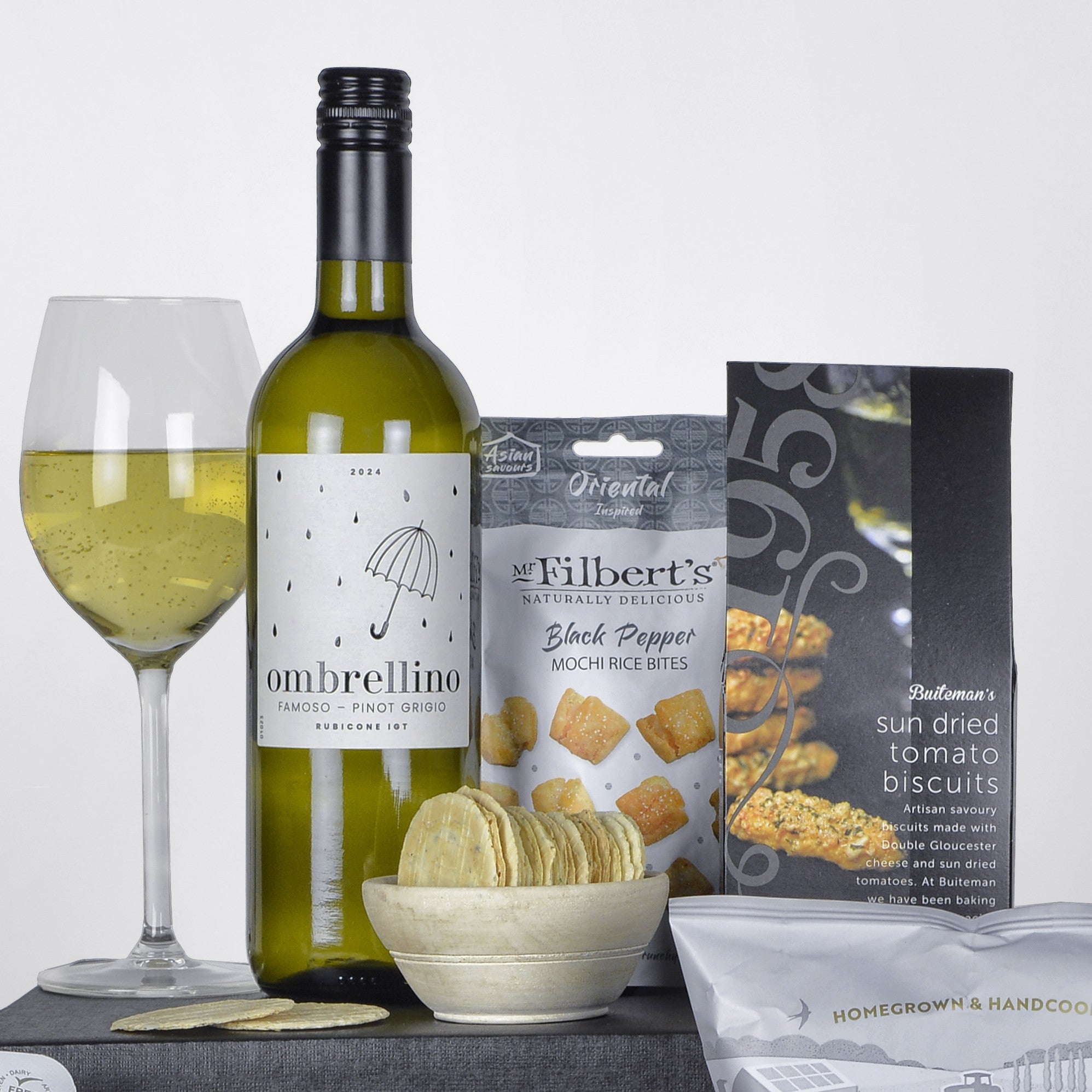 Wine and Cheese Hamper with Charity Donation