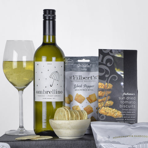Wine and Cheese Hamper with Charity Donation