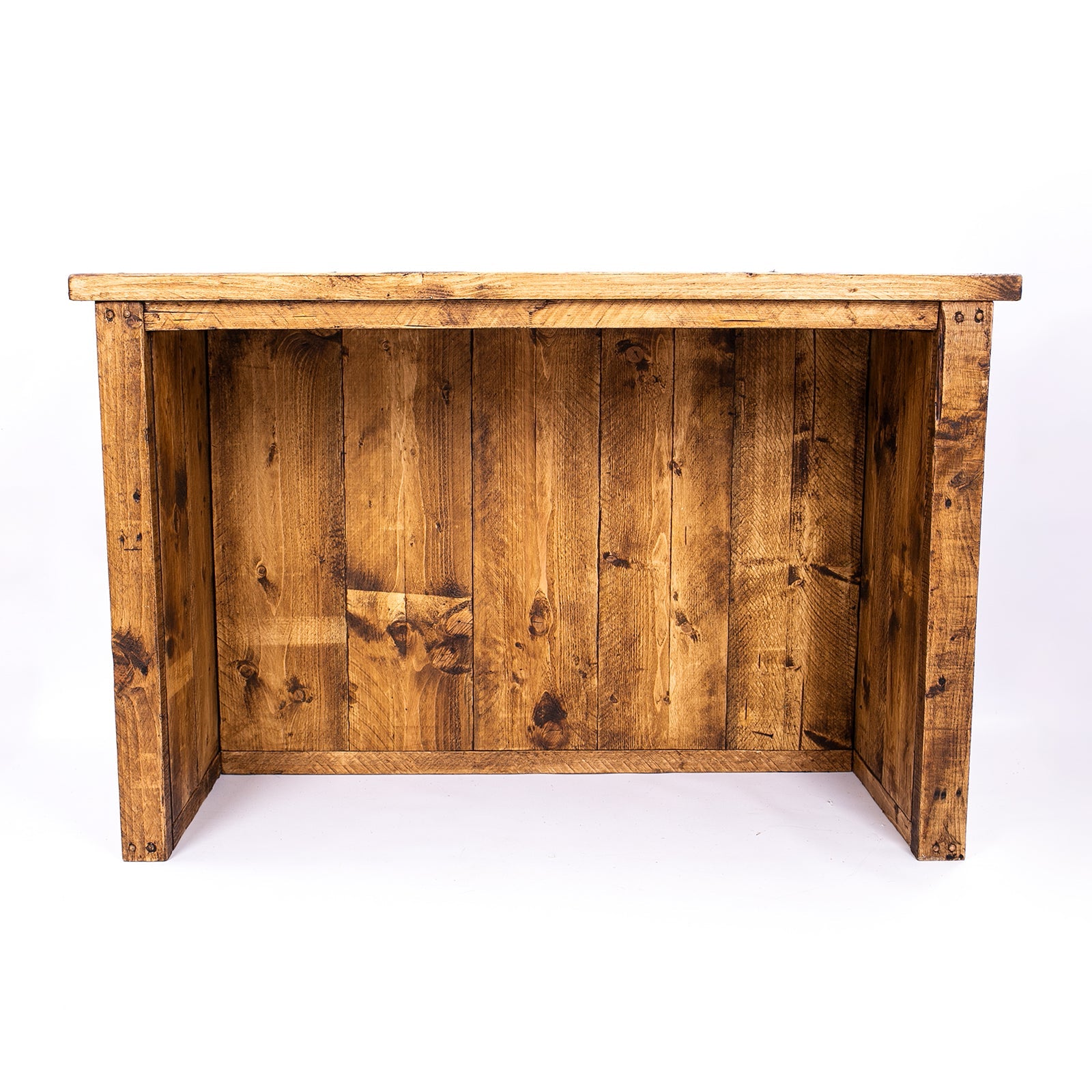 Handmade Kitchen Island - Wooden Breakfast Bar with Storage