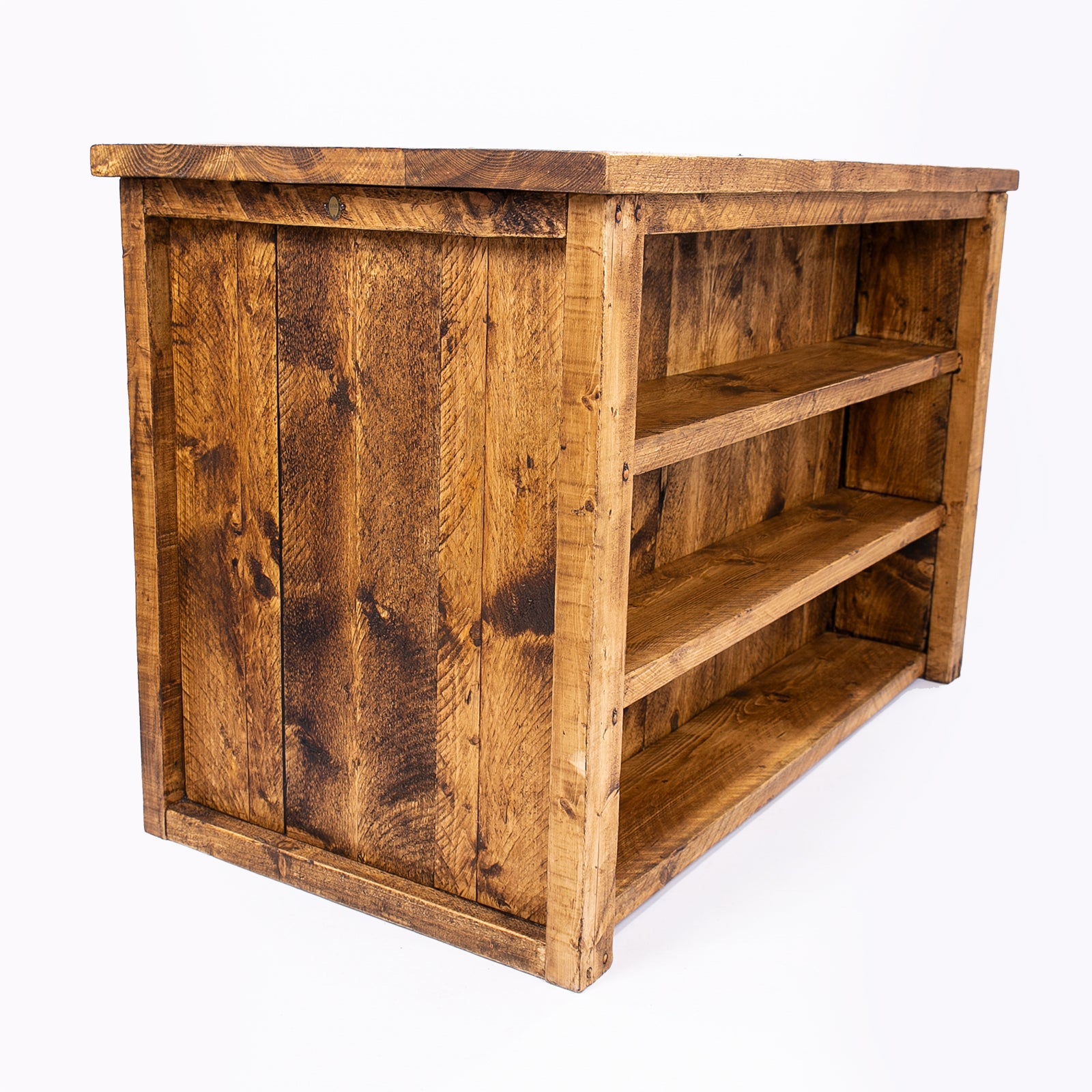 Handmade Kitchen Island - Wooden Breakfast Bar with Storage