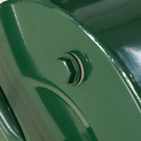 Outsunny 40L Lawn Roller Drum Scraper Bar Collapsible Handle Water or Sand Filled Φ32cm Green
