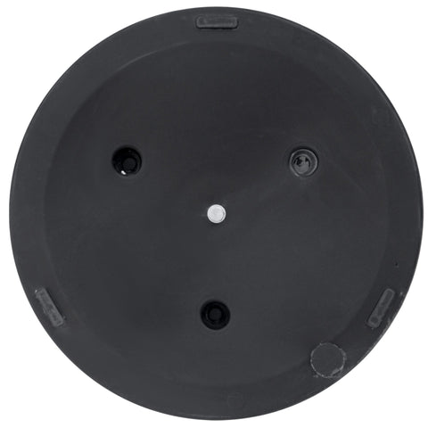Outsunny 14kg Round Cement Parasol Base Umbrella Weight Stand Holder Fits Φ35mm,Φ38mm,Φ48mm Pole for Patio Outdoor Garden - Black