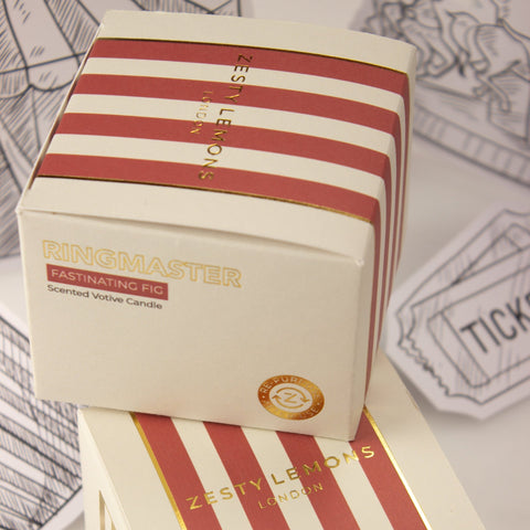 Carnival: Ringmaster Red Votive Candle - Plum & Pomegranate