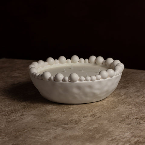 London Collective Statement Beaded Candle - Fig & Neroli