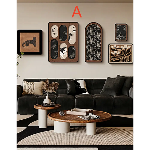 A Set Of 5 Leopold Gallery Wall Pictures - pictures