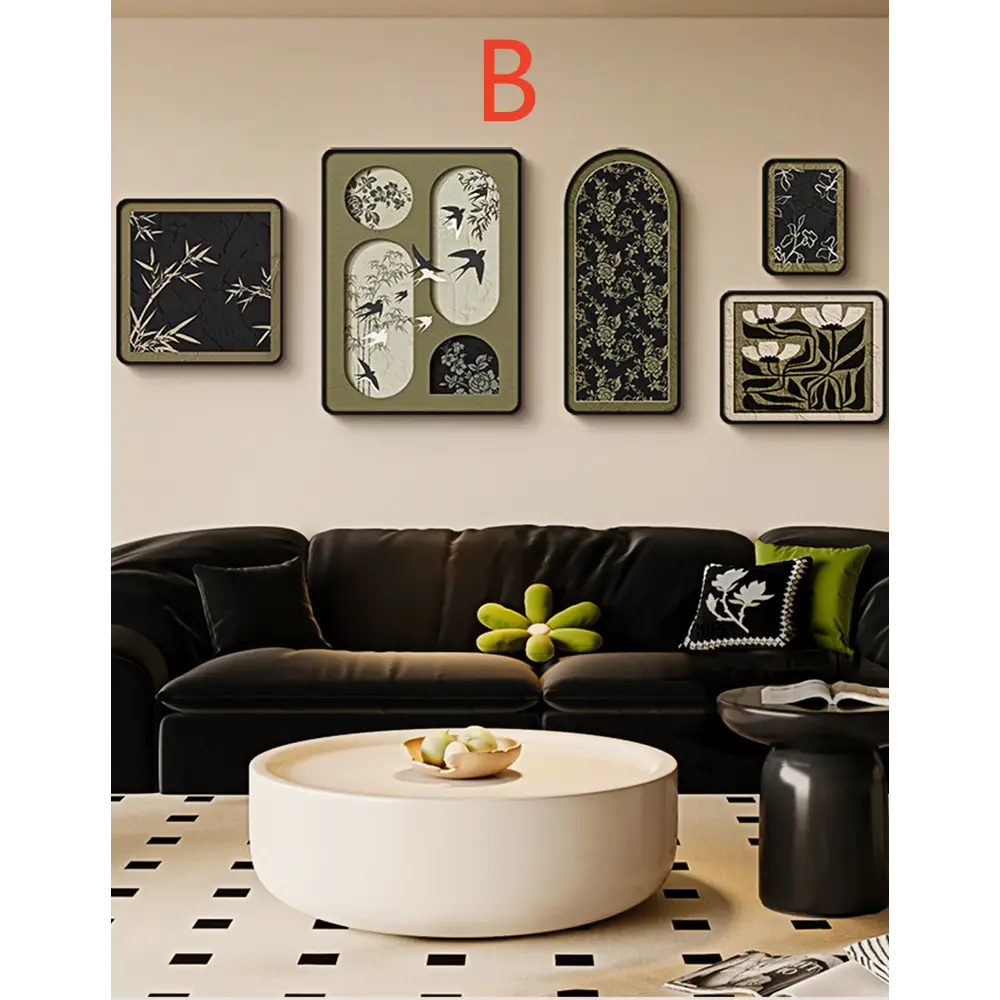 A Set Of 5 Leopold Gallery Wall Pictures - pictures