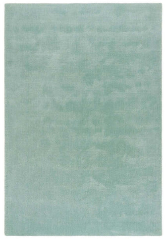 Hush Solid Aqua Luxury Rug