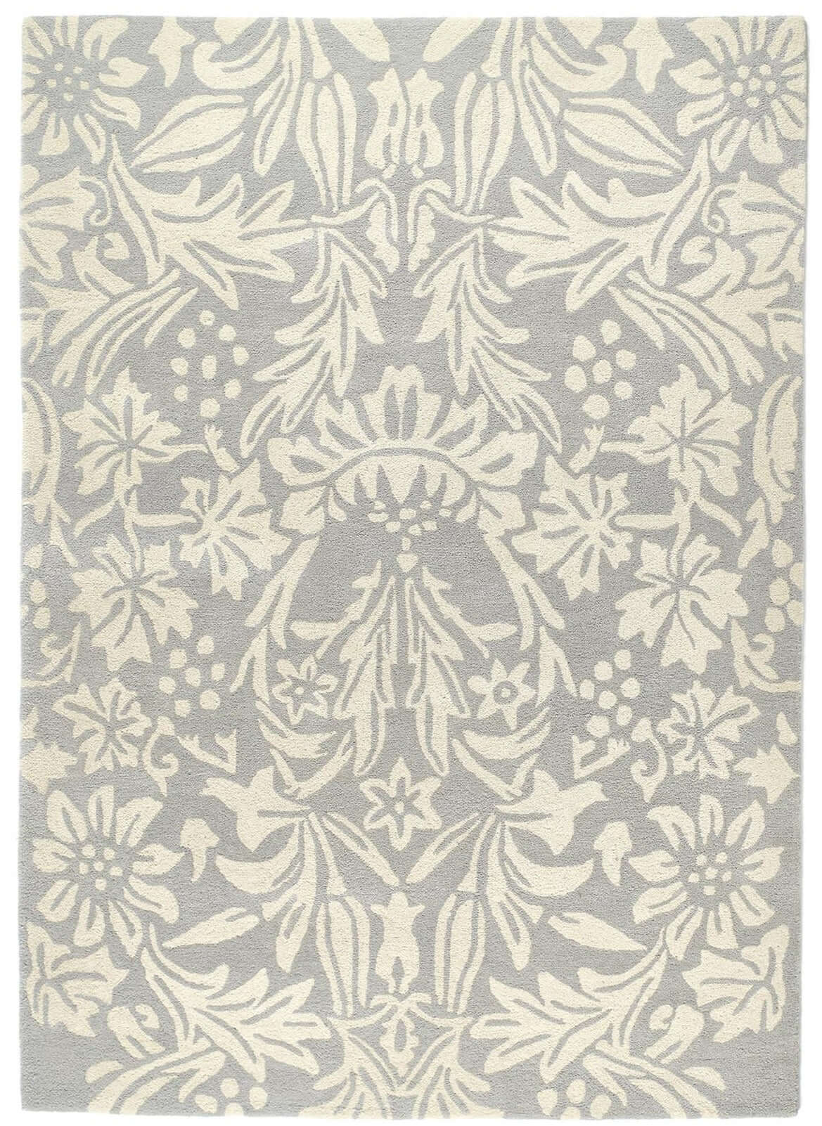 Heritage Lavender Floral Wool Rug