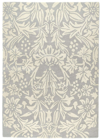 Heritage Lavender Floral Wool Rug