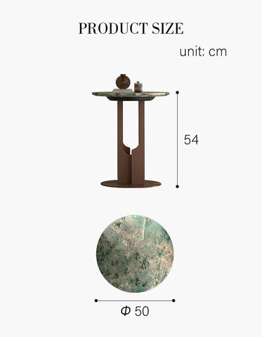 Tran Side Table, Marble