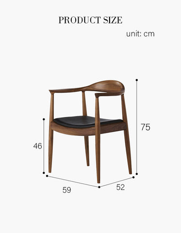 Classical Kennedy Dining Chair, Dark Oak