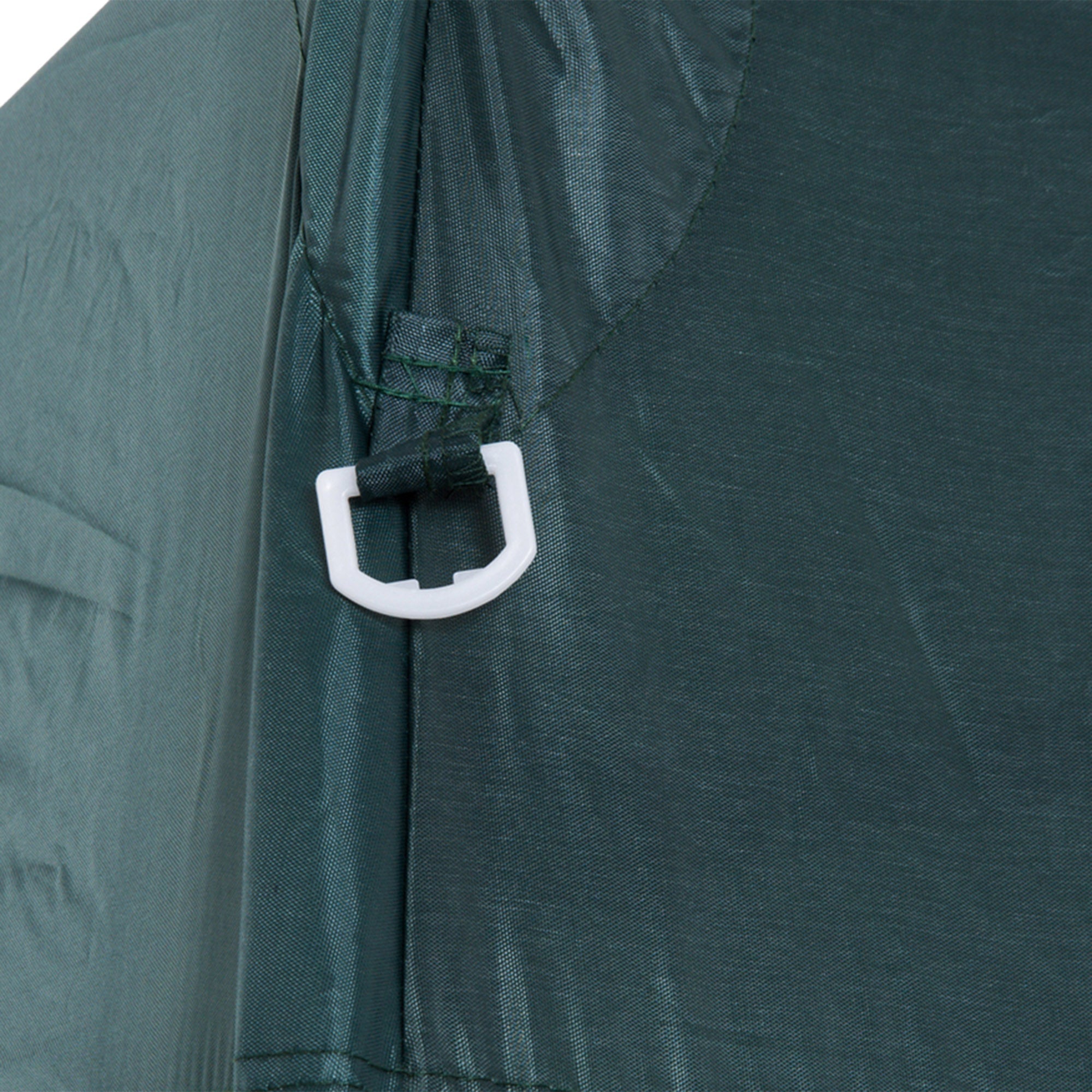 Outsunny 3 M x 3 M Base/ 2.5 M x 2.5 M Top Pop Up Gazebo with Carry Bag, Height Adjustable Slant Leg Party Tent Instant Event Shelter for Garden, Patio, Green