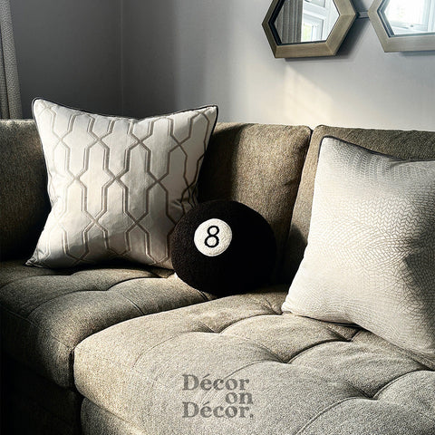 8 Ball Sphere Cushion