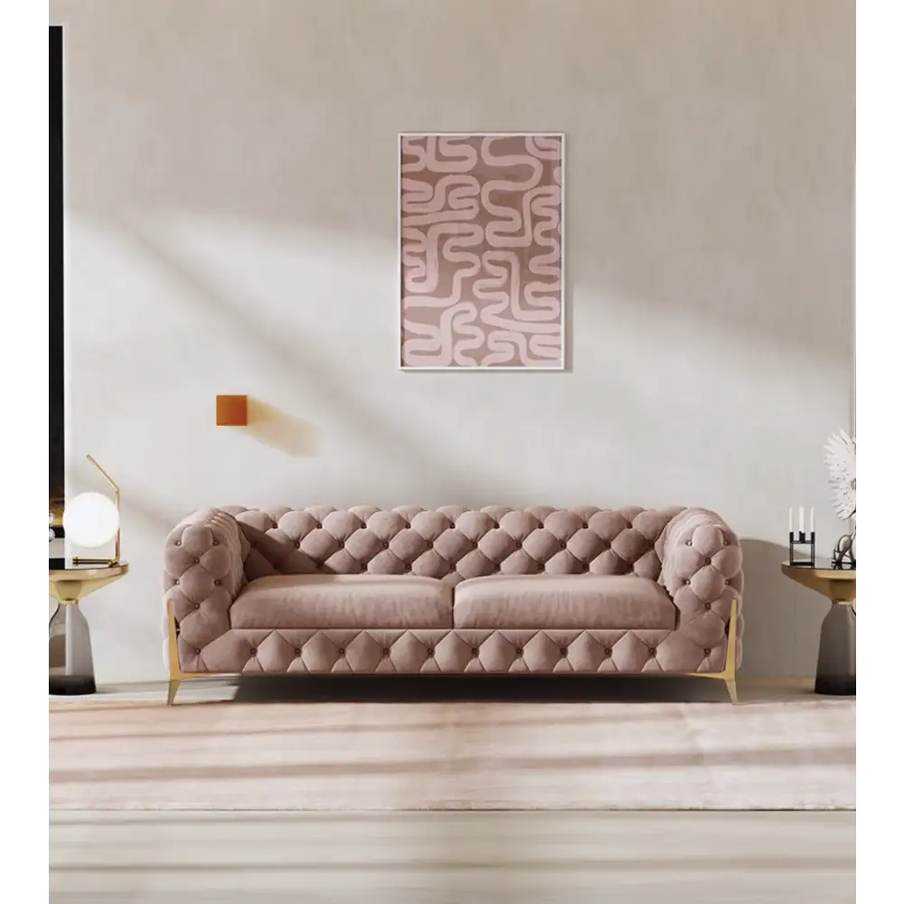 Aaron Two Seater Sofa Velvet