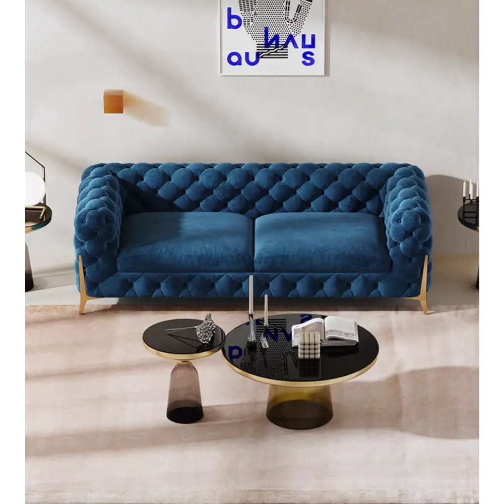 Aaron Two Seater Sofa Velvet