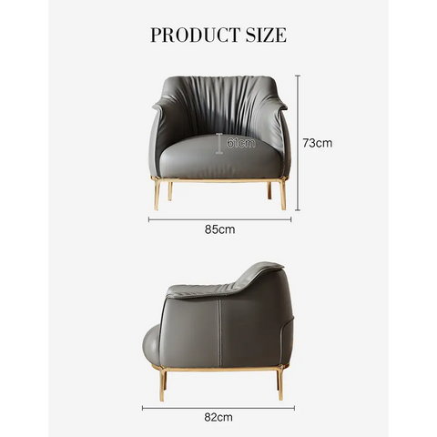 Abelard Armchair Faux - Arm Chair