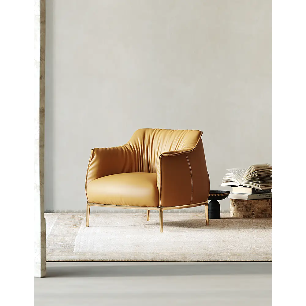 Abelard Armchair Faux - Arm Chair