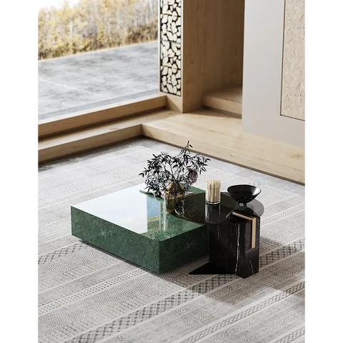 Aberdeen Coffee Table Set Marble - coffee table