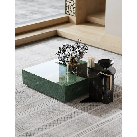 Aberdeen Coffee Table Set Marble - coffee table