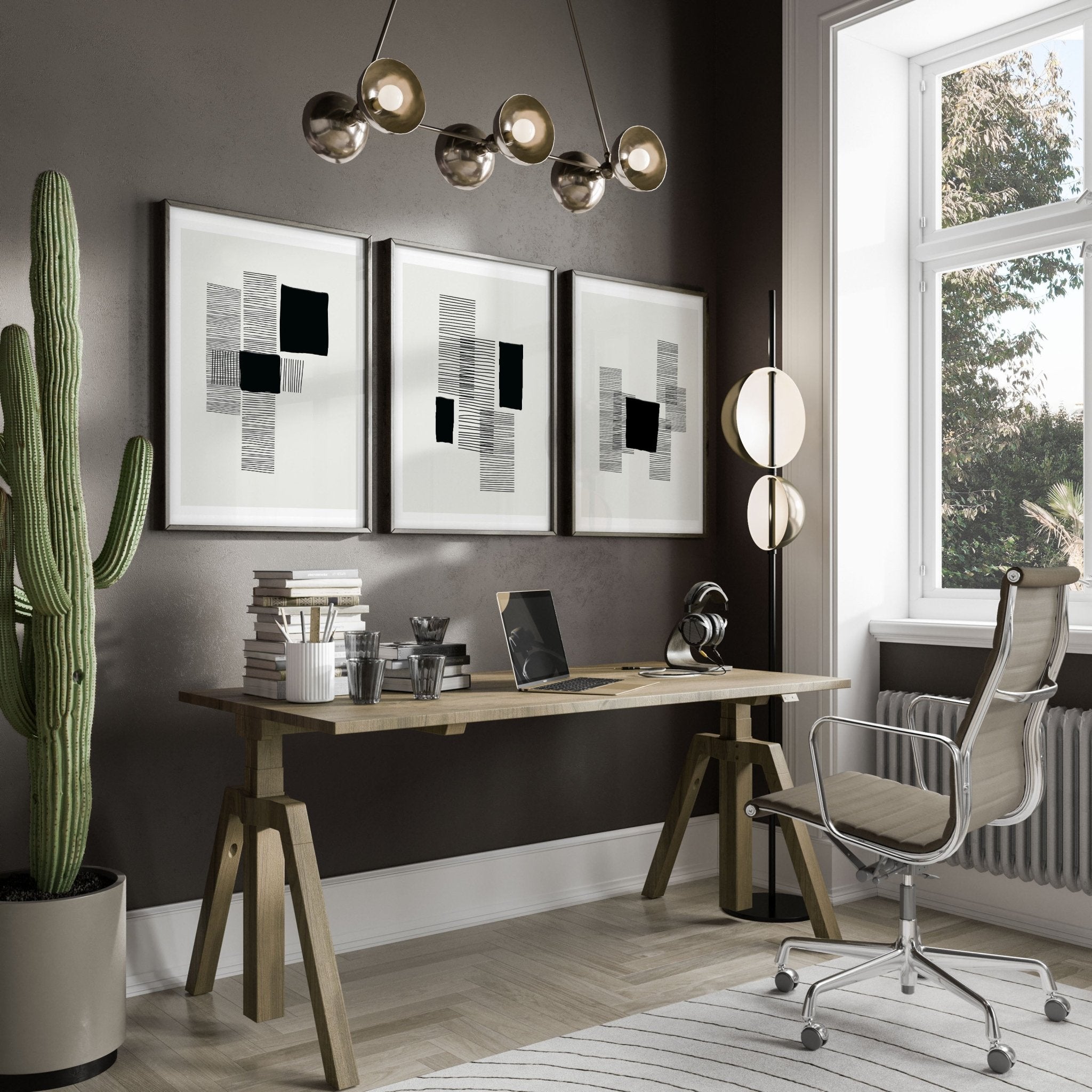 Abstract Artwork Prints | Set of 3 Abstract Wall art Prints