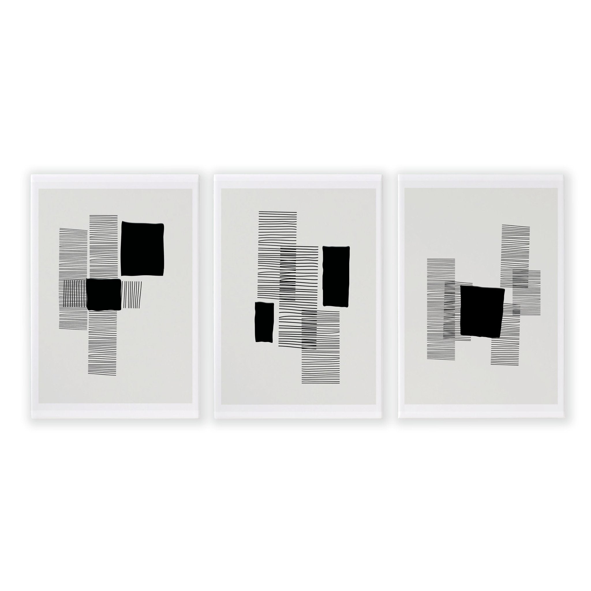 Abstract Artwork Prints | Set of 3 Abstract Wall art Prints
