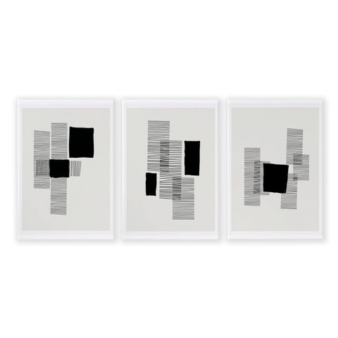 Abstract Artwork Prints | Set of 3 Abstract Wall art Prints