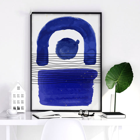 Abstract Framed Wall Art | Set of 3 Abstract Wall art Prints