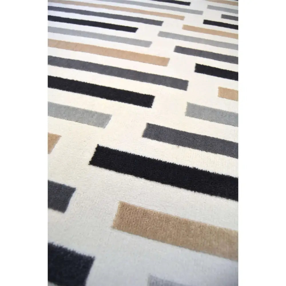 Abstract Multicolour Stripe Rug | R469A - Rugs
