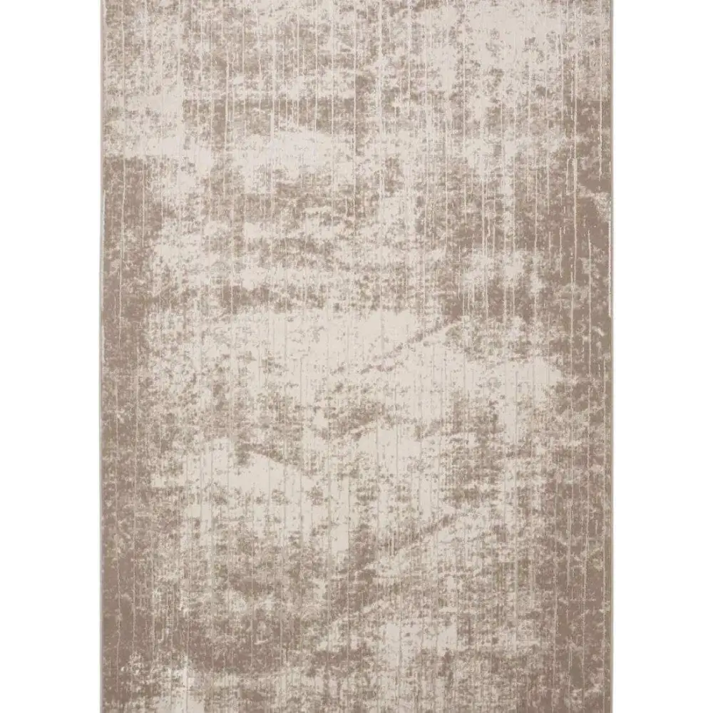 Abstract Stripes & Geometric Pattern | Neutral Tones - 120X170 cm / Striped - Rugs