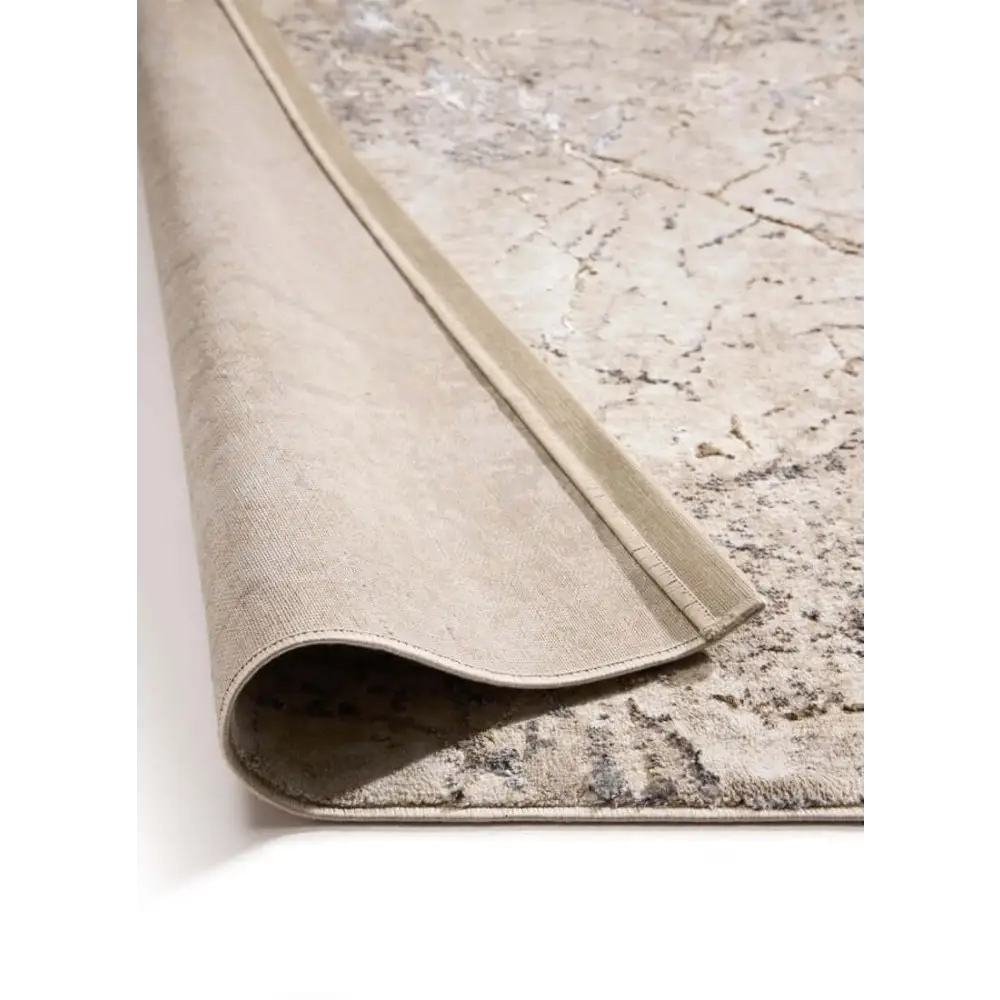 Abstract Stripes & Geometric Pattern | Neutral Tones - Rugs