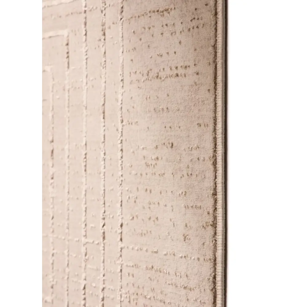 Abstract Stripes & Geometric Pattern | Neutral Tones - Rugs