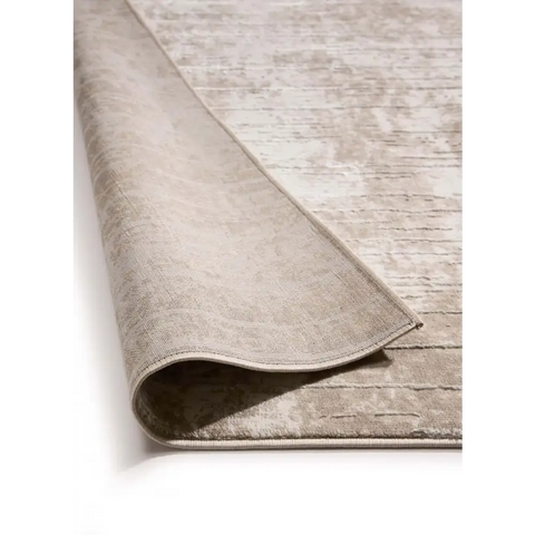 Abstract Stripes & Geometric Pattern | Neutral Tones - Rugs