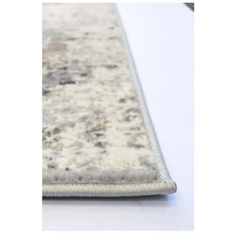 Abstract Vintage Cream & Grey Rug | D176A - Rugs