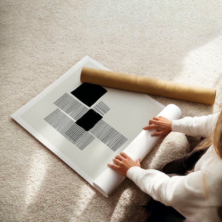 Abstract Wall Art For Bedroom | Set of 3 Abstract Wall art Prints