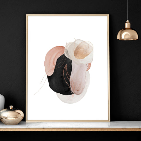 Abstract wall pictures | set of 3 wall art prints
