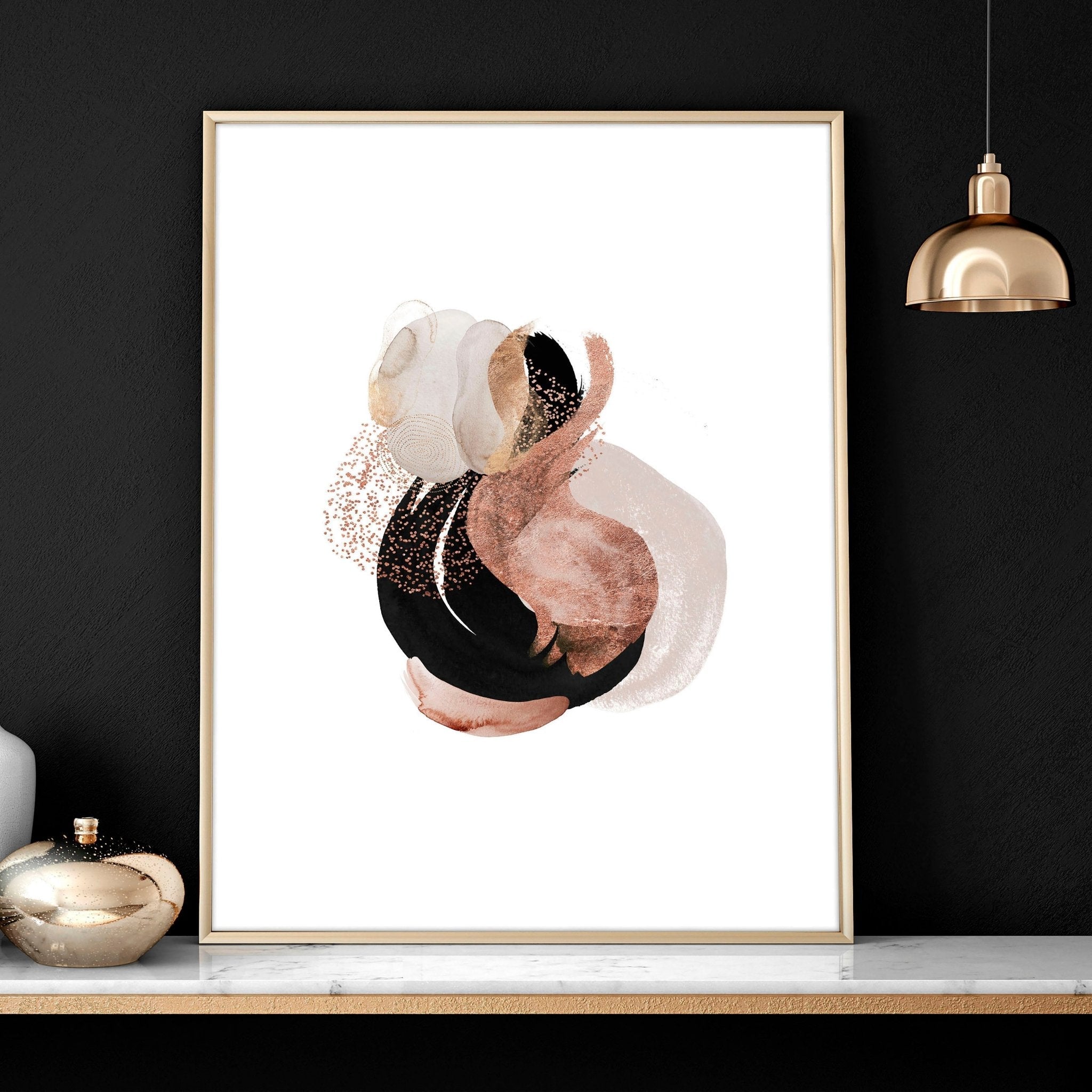 Abstract wall pictures | set of 3 wall art prints